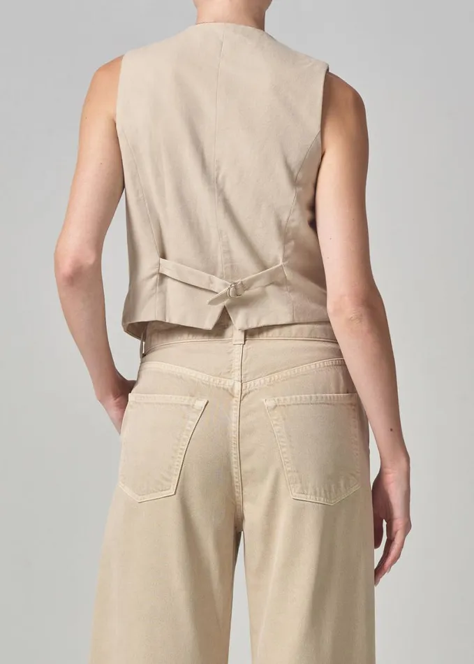 Citizens Of Humanity Sierra Vest Taos Sand Women Tops