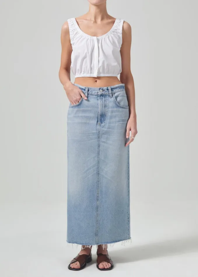 Citizens Of Humanity Verona Column Skirt Cavallo Women Skirts