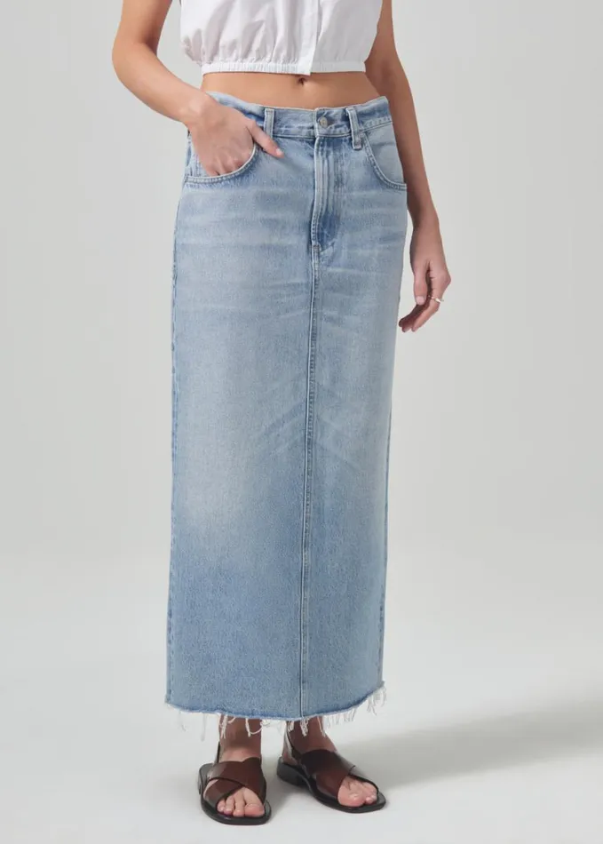 Citizens Of Humanity Verona Column Skirt Cavallo Women Skirts