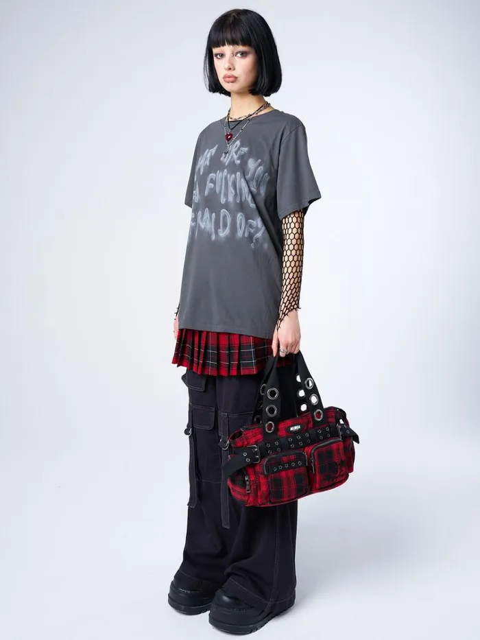 Clothing Afraid Of Grey Graphic Tshirt Minga London Graphic Tees