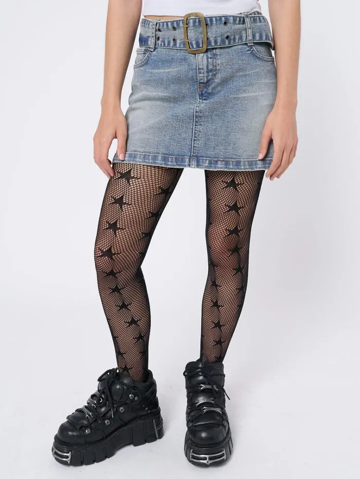 Clothing Alana Blue Denim Mini Skirt Minga London Skirts