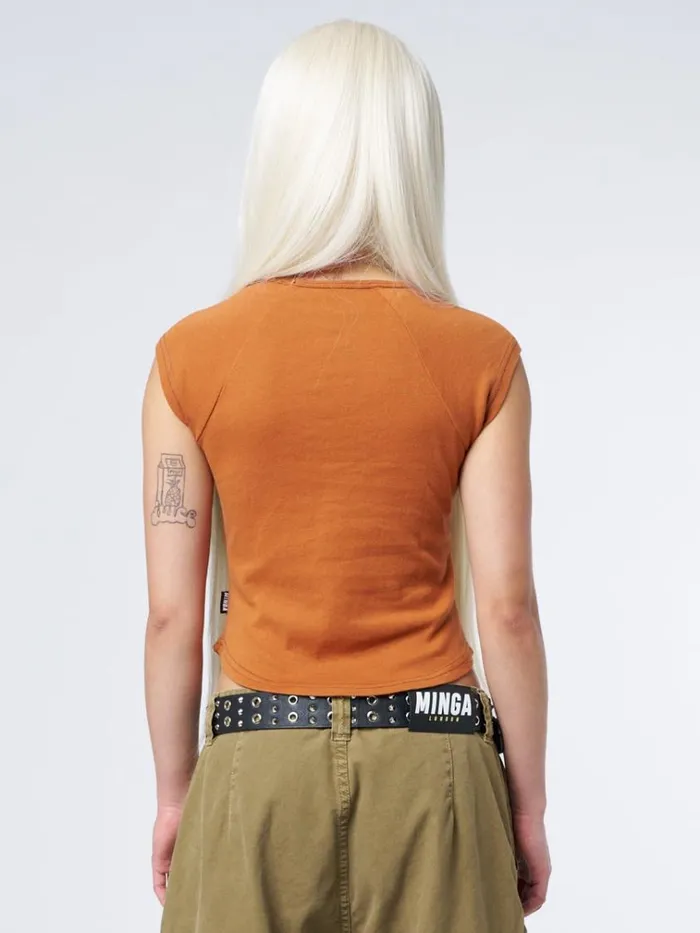 Clothing All Or Nothing Graphic Capped Sleeves Tee Minga London Graphic Tees