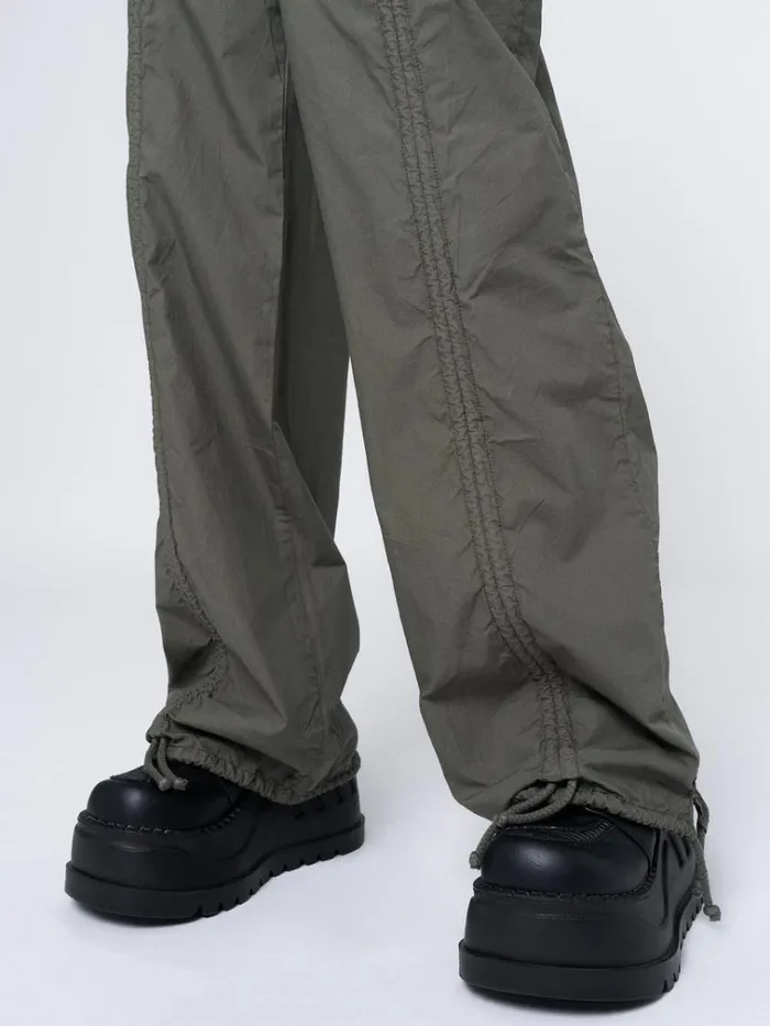 Clothing Bea Green Ruched Front Pants Minga London Pants