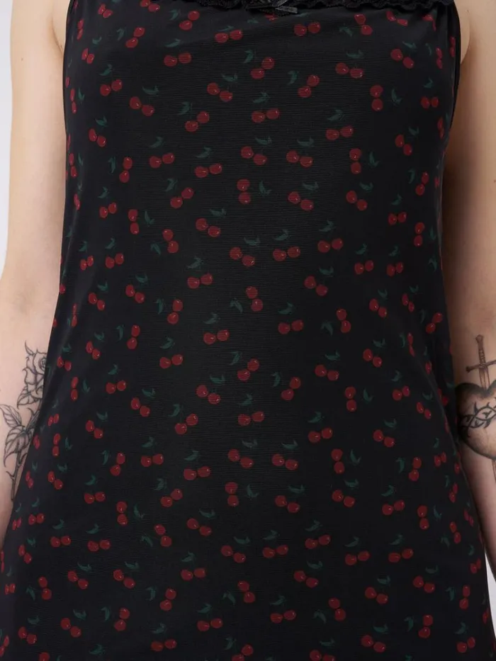 Clothing Cherry Cola Mesh Maxi Dress Minga London Dresses