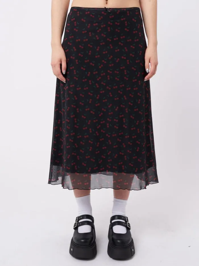 Clothing Cherry Cola Mesh Midi Skirt Minga London Skirts
