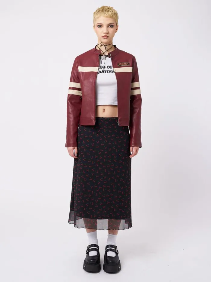 Clothing Cherry Cola Mesh Midi Skirt Minga London Skirts