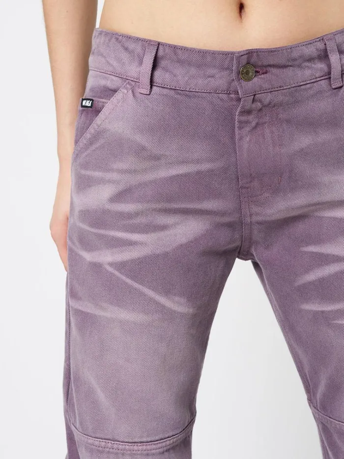 Clothing Cora Washed Mauve Straight Jeans Minga London Jeans