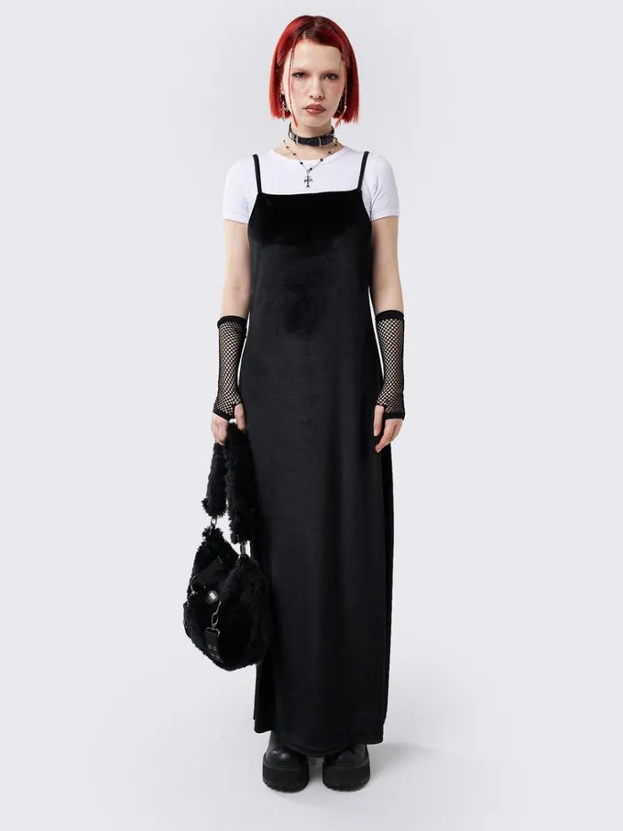 Clothing Elenora Velvet Maxi Dress Minga London Dresses