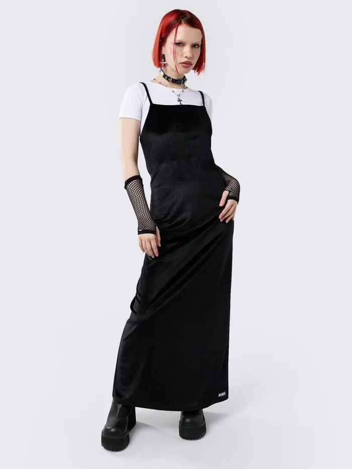Clothing Elenora Velvet Maxi Dress Minga London Dresses