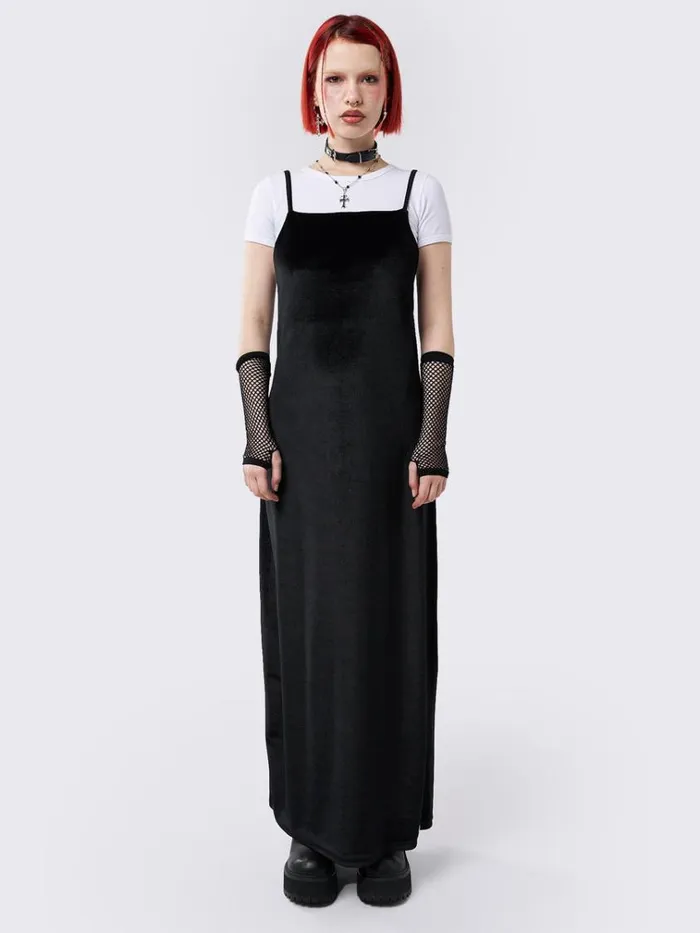 Clothing Elenora Velvet Maxi Dress Minga London Dresses