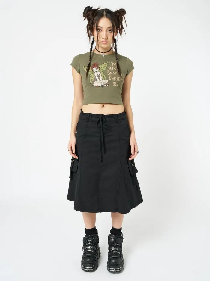 Clothing Ember Fairy Graphic Baby Tee Minga London Crop Tops