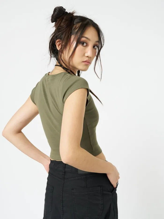 Clothing Ember Fairy Graphic Baby Tee Minga London Crop Tops
