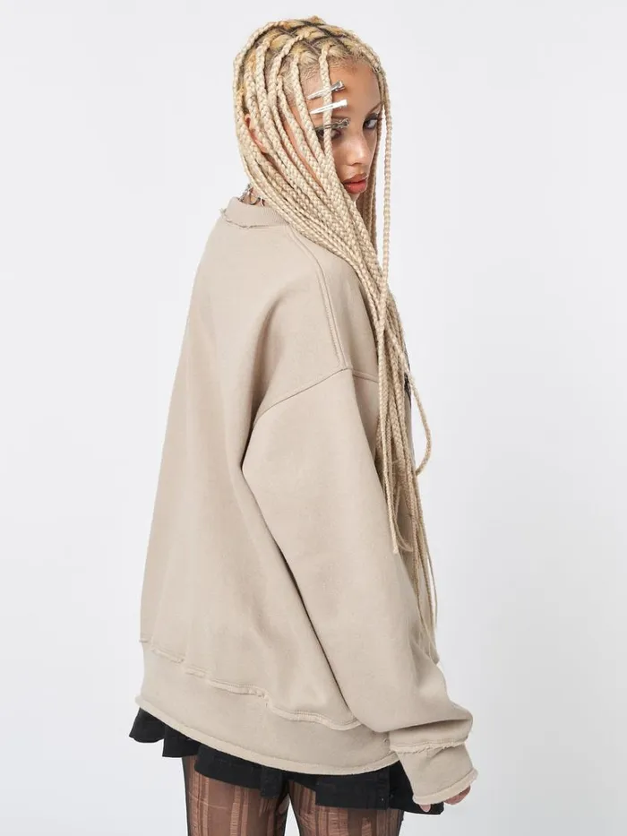 Clothing Emotional Fairy Beige Sweatshirt Minga London Sweatshirts