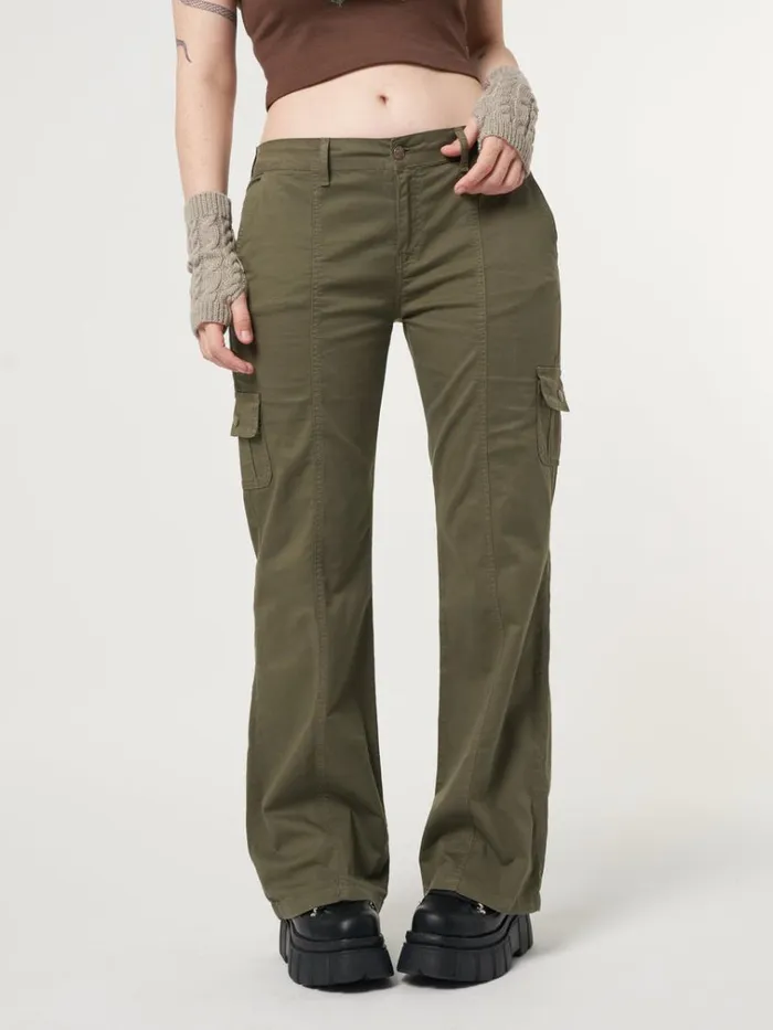 Clothing Eve Green Y2k Cargo Pants Minga London Cargo