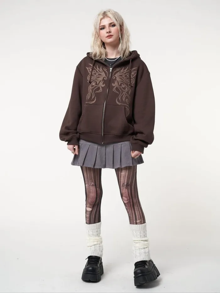 Clothing Grey Corduroy Pleated Mini Skirt Minga London Skirts