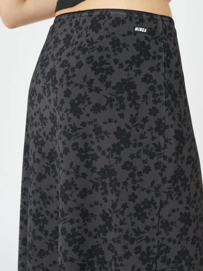 Clothing Hydra Floral Print Midi Skirt Minga London Skirts