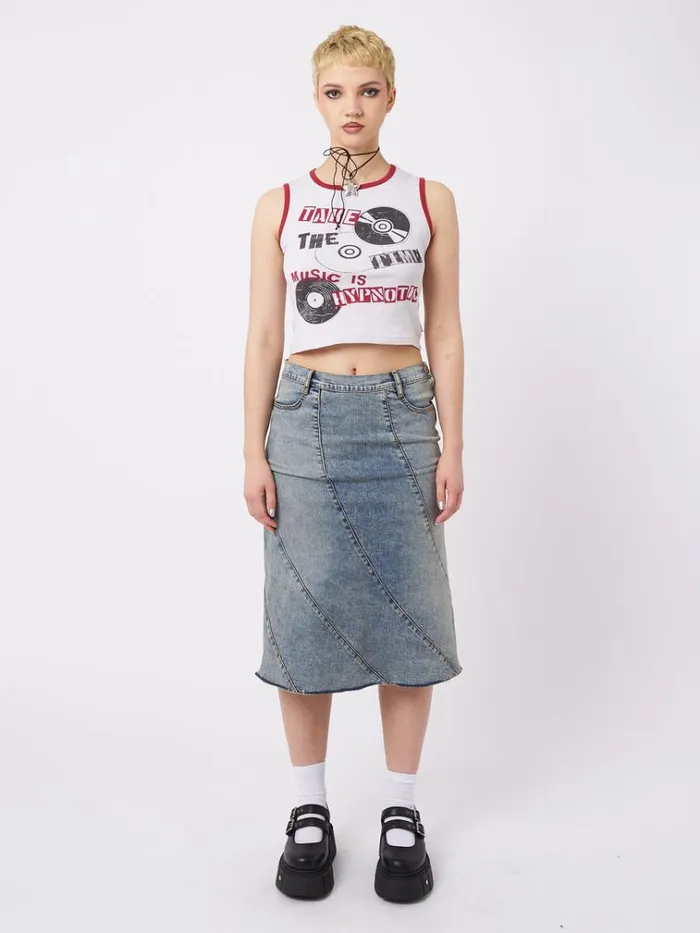 Clothing Hypnotic Graphic Print Vest Top Minga London Tank Tops