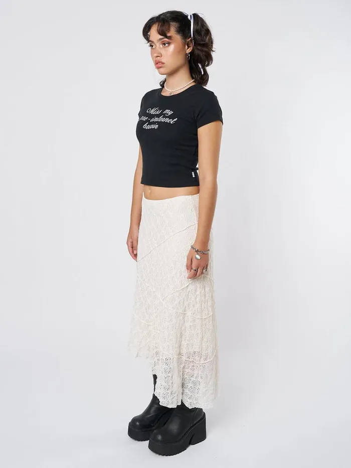 Clothing Internet Brain Black Baby Tee Minga London Crop Tops