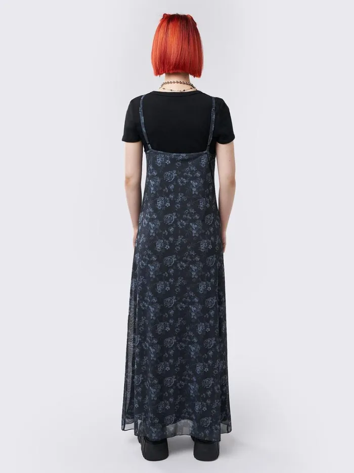Clothing Isadora Floral Mesh Maxi Dress Minga London Dresses
