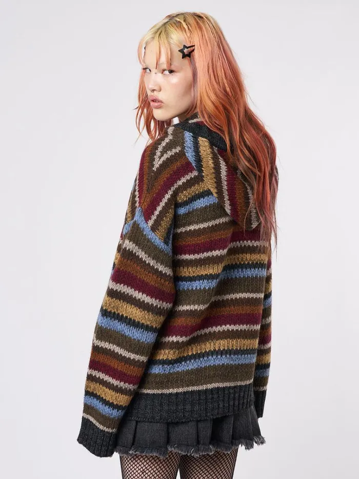 Clothing Jacky Oversized Knitted ZipUp Hoodie Minga London Jackets
