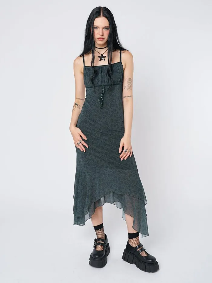 Clothing Laila Floral Layered Maxi Dress Minga London Dresses