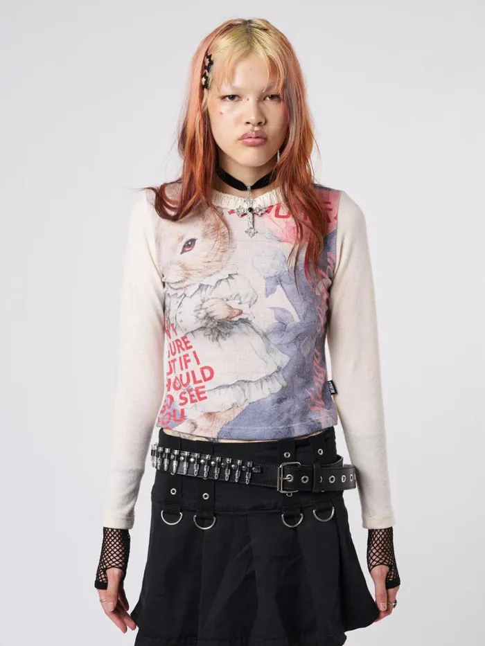 Clothing Main Character Rabbit Graphic Top Minga London Long Sleeve Tops