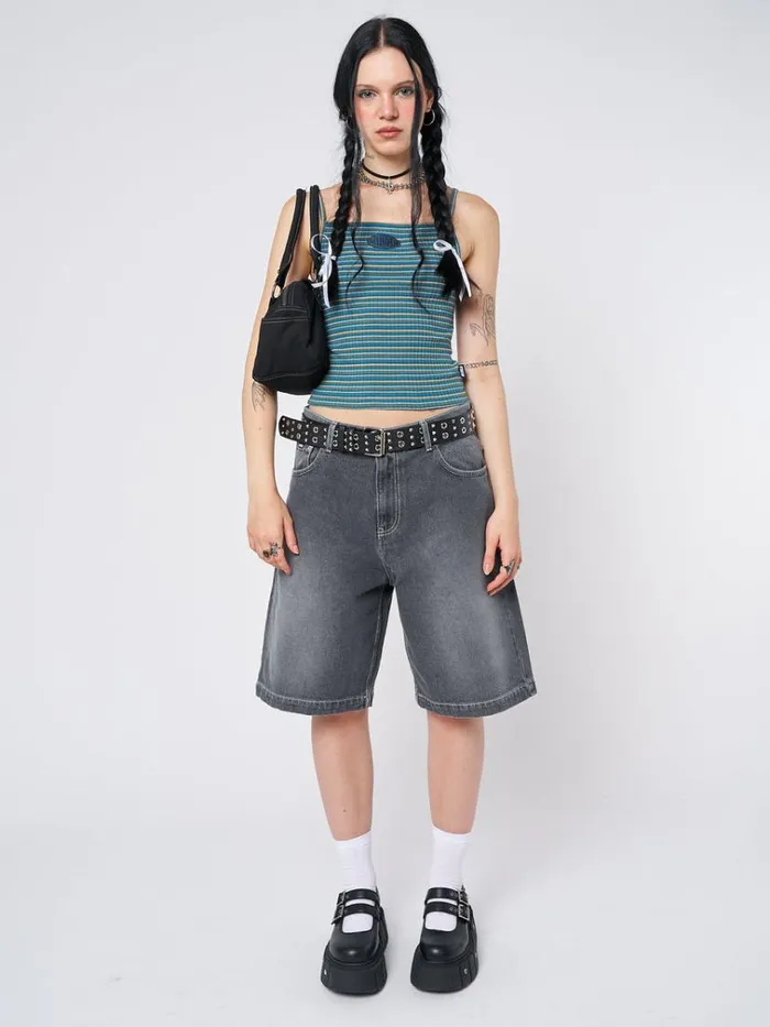 Clothing Marina Striped Cami Top Minga London Crop Tops