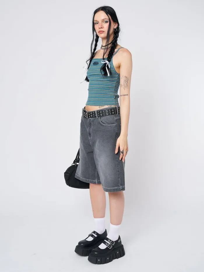 Clothing Marina Striped Cami Top Minga London Crop Tops