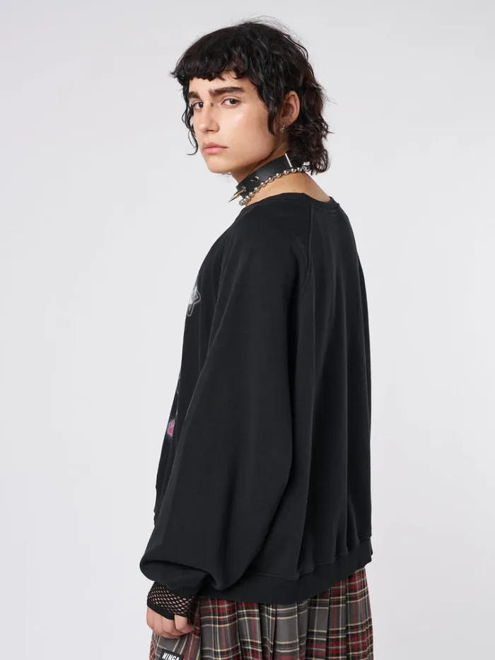 Clothing Meow Or Never Kitty Sweatshirt Minga London Sweatshirts