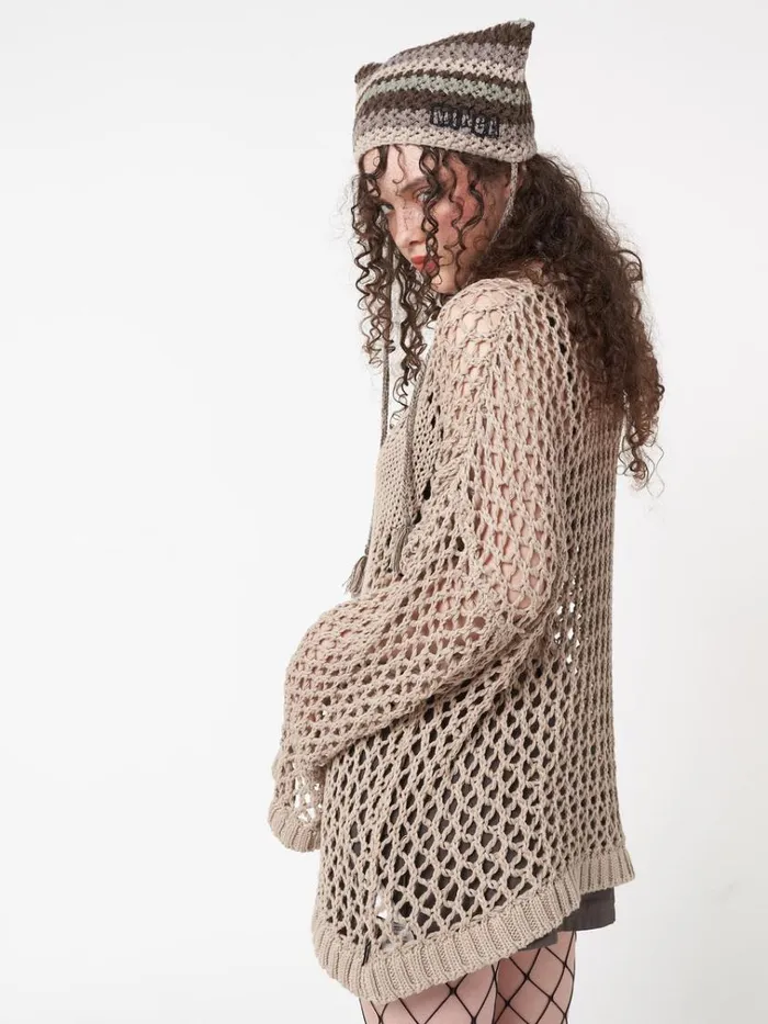 Clothing Metamorphosis Open Knit Jumper Minga London Sweaters
