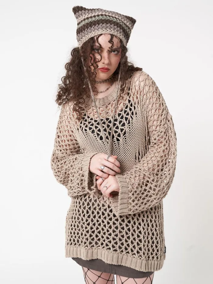 Clothing Metamorphosis Open Knit Jumper Minga London Sweaters