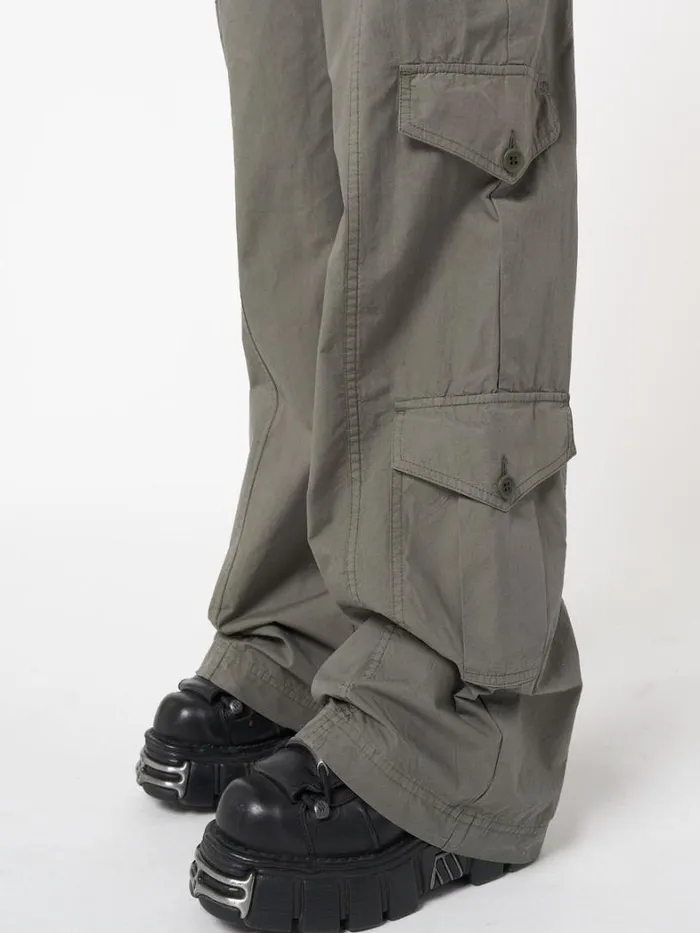 Clothing Minga London Cargo Cleo Green Y2k Cargo Pants