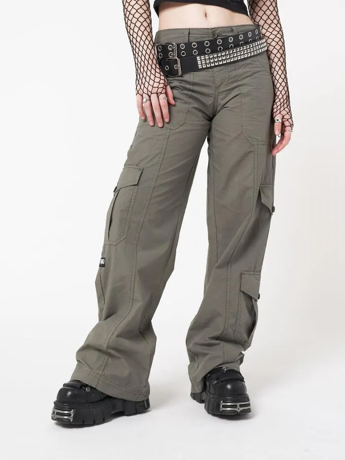 Clothing Minga London Cargo Cleo Green Y2k Cargo Pants
