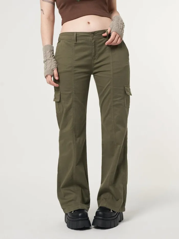 Clothing Minga London Cargo Eve Green Y2k Cargo Pants