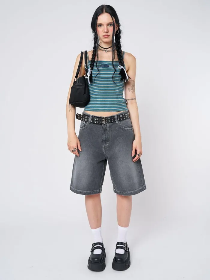Clothing Minga London Crop Tops Marina Striped Cami Top