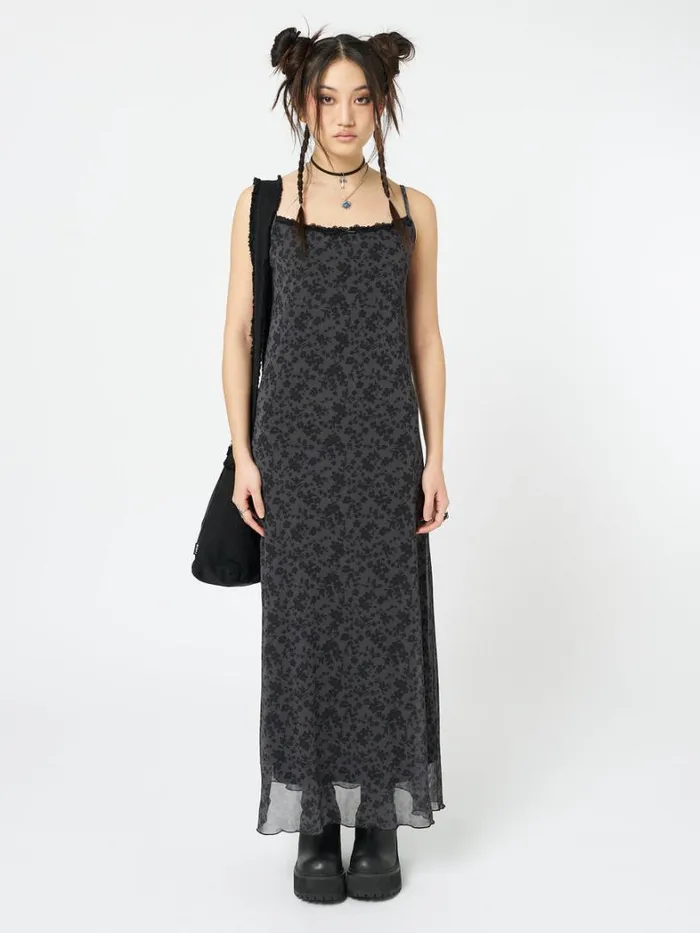 Clothing Minga London Dresses Hydra Floral Print Maxi Dress