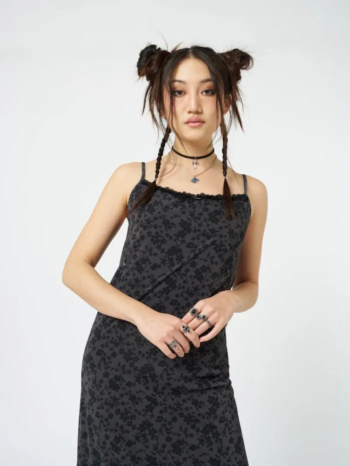 Clothing Minga London Dresses Hydra Floral Print Maxi Dress