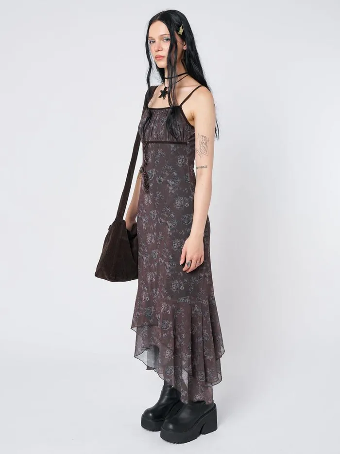 Clothing Minga London Dresses Zelda Floral Layered Maxi Dress