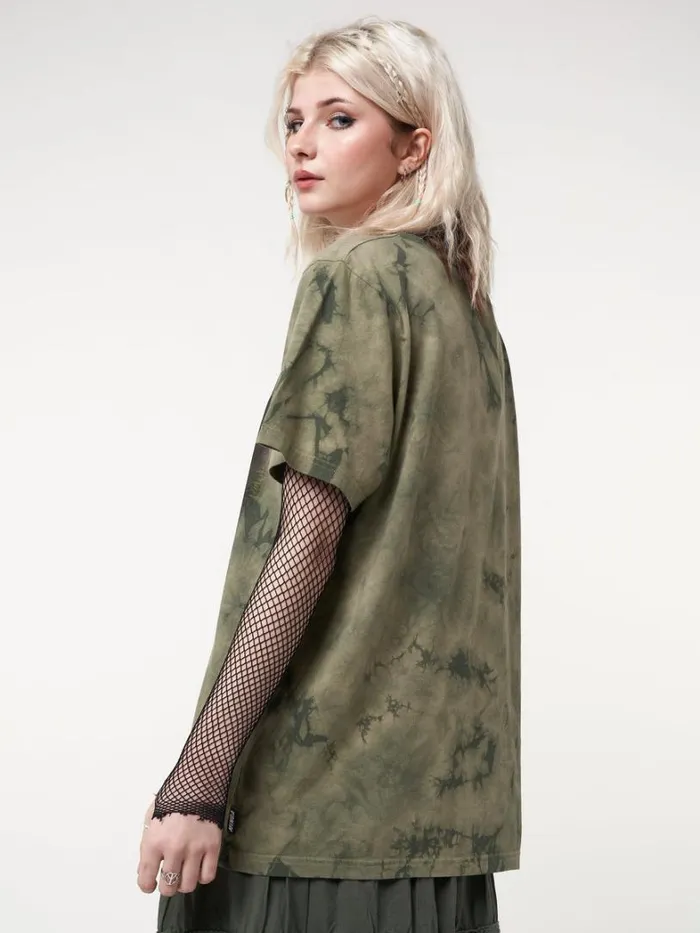 Clothing Minga London Graphic Tees Forest Fairy Tie Dye Tshirt