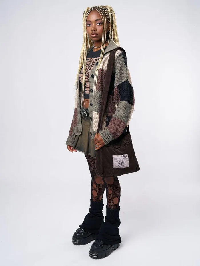 Clothing Minga London Jackets Flora Patchwork Cardigan