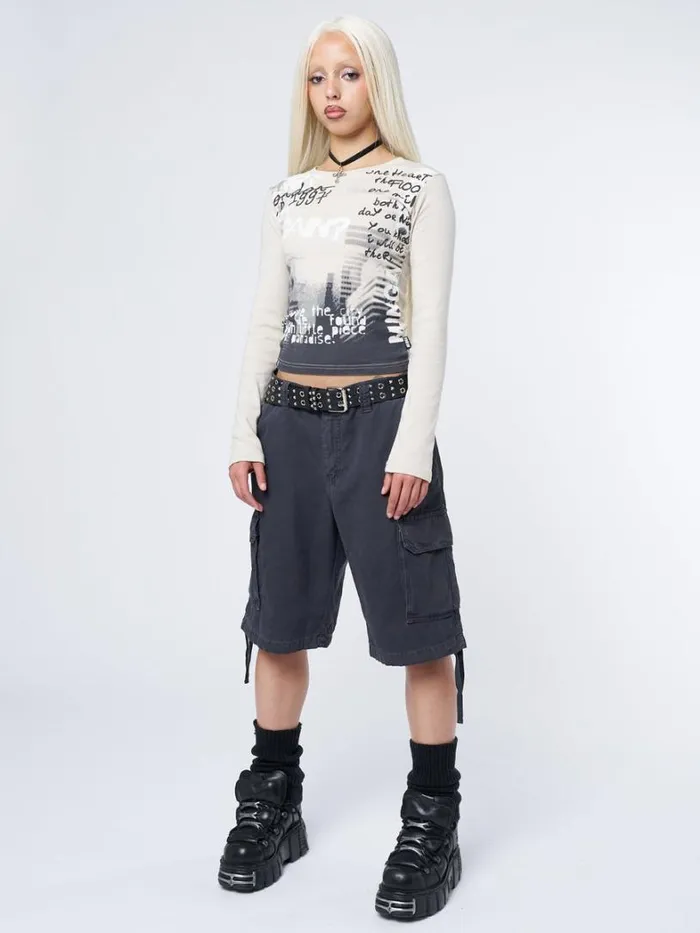 Clothing Minga London Long Sleeve Tops 1997 Graphic Long Sleeve Top