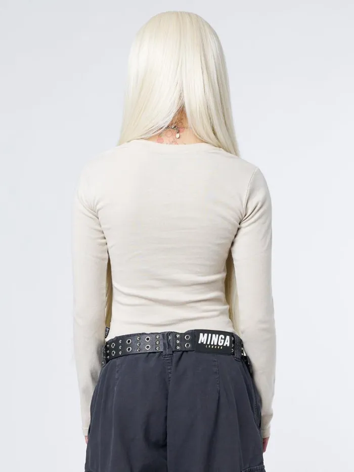 Clothing Minga London Long Sleeve Tops 1997 Graphic Long Sleeve Top