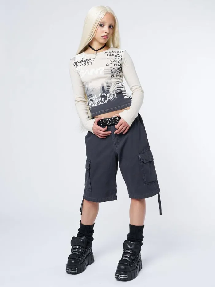 Clothing Minga London Long Sleeve Tops 1997 Graphic Long Sleeve Top