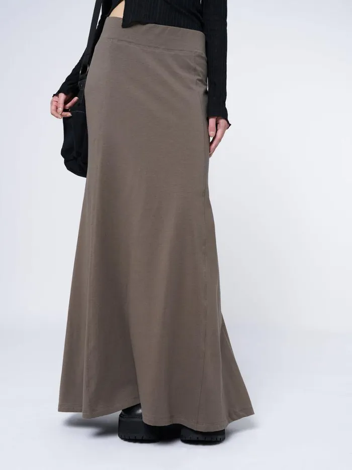Clothing Minga London Skirts Aria Green Lined Maxi Skirt