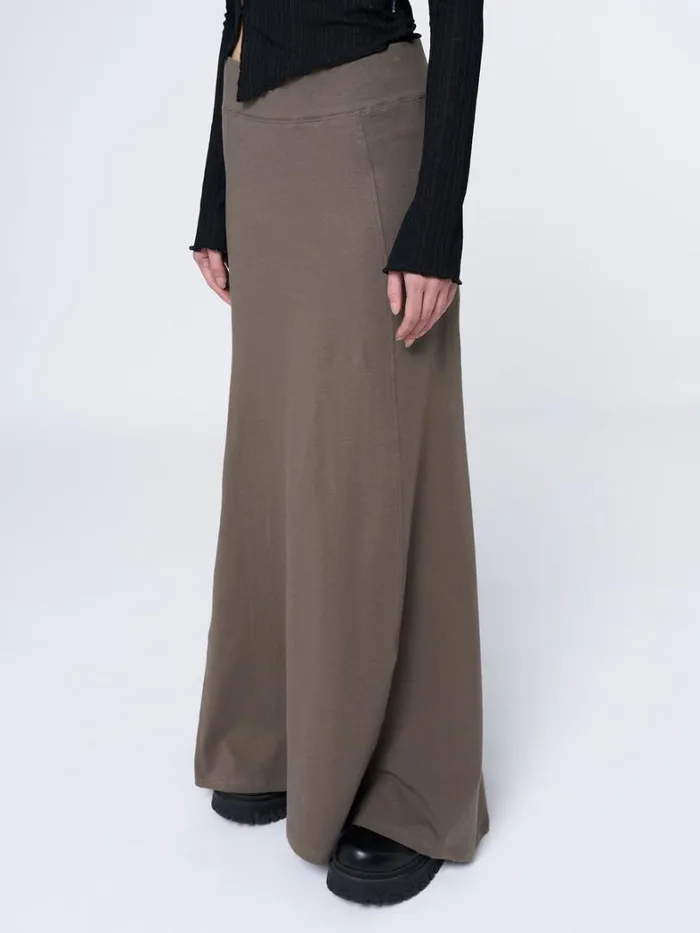 Clothing Minga London Skirts Aria Green Lined Maxi Skirt