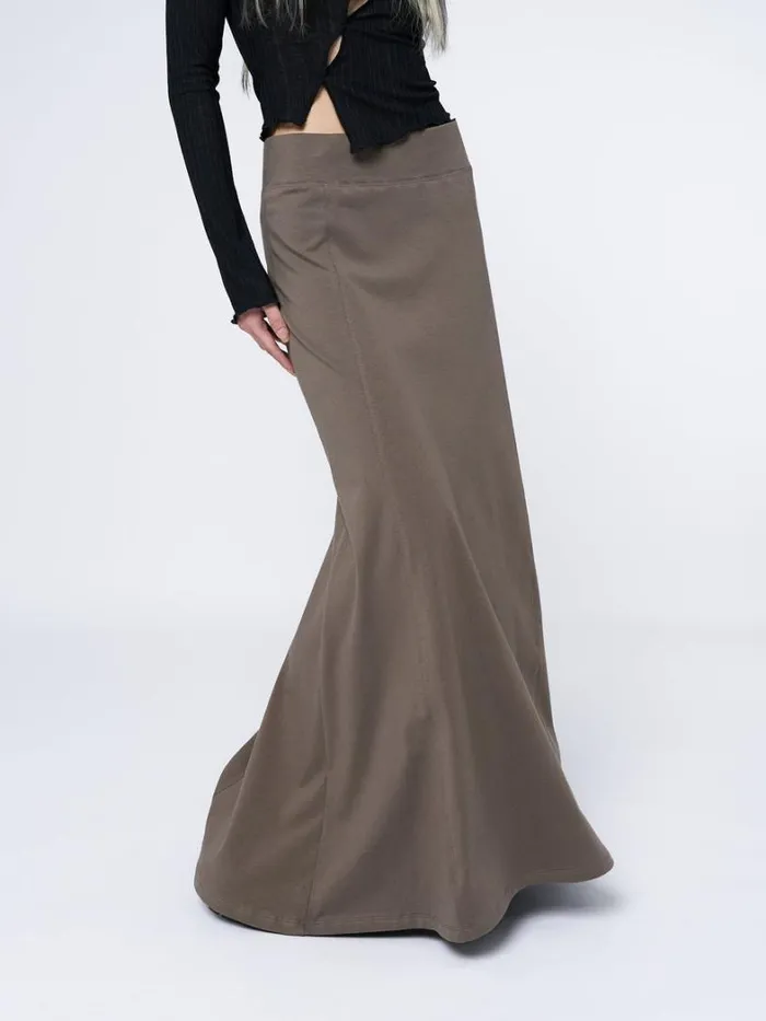 Clothing Minga London Skirts Aria Green Lined Maxi Skirt