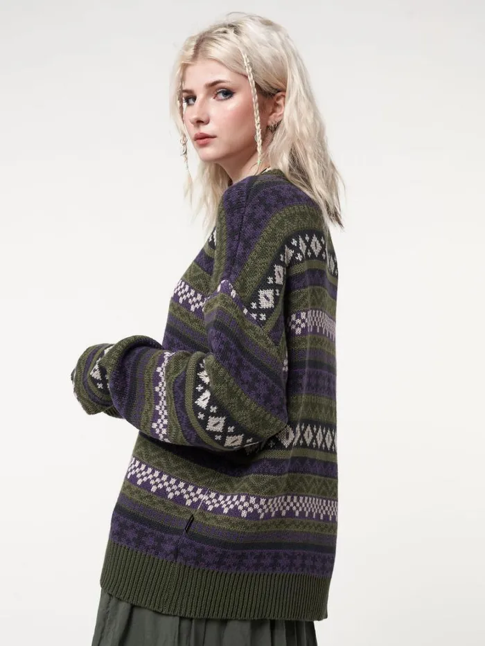 Clothing Minga London Sweaters Aspen Jacquard Knit Jumper