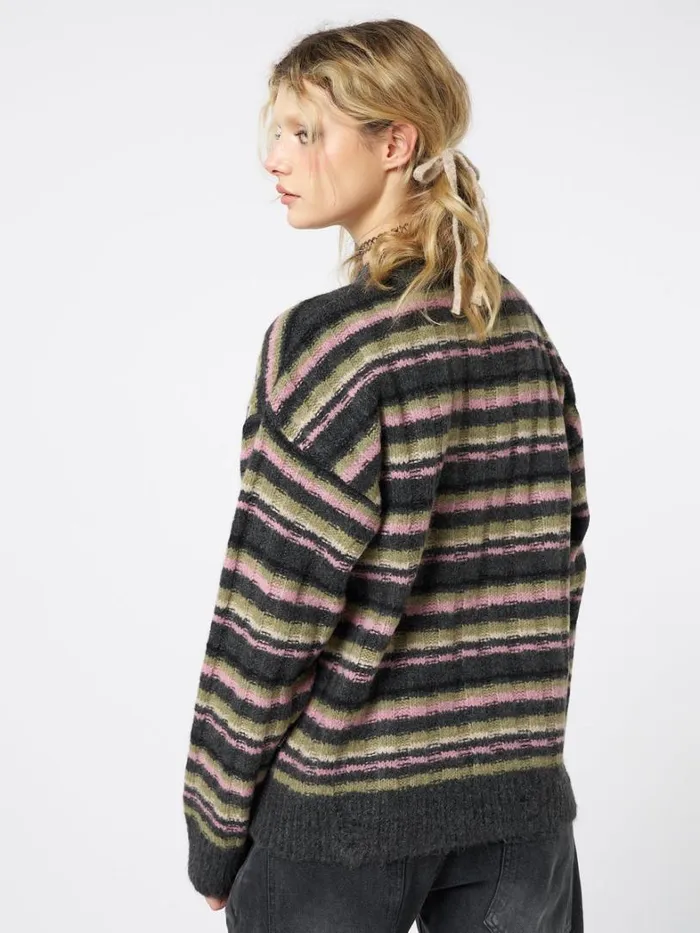 Clothing Minga London Sweaters Evelyn Striped Knit Sweater