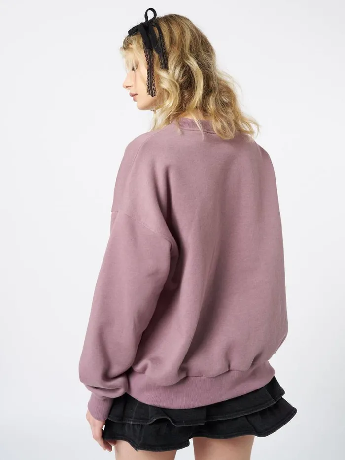 Clothing Minga London Sweatshirts Hell Was Boring Graphic Oversized Sweater