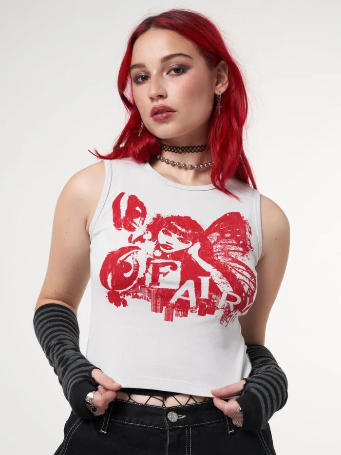 Clothing Minga London Tank Tops Fairy Girl Vest Top